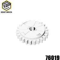 10Pc MOC Parts 76019 High-tech Gear 24 Tooth Clutch Compatible Bricks DIY Assmble Building Blocks Particle Kid Puzzle Toy Gift