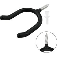 4PCS Screw In U Shaped Hook Heavy Duty Wall Mounted Hanging Hook For Garden Hardware Hooks Dip Tool Hook Garage Organizers