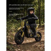 24V Children's Electric Motorcycle Inflatable Off-road Two-wheeler Chargeable Brushless Motor Motorcycle Key Start