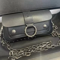 French-style design ZV - Classic Rivet Circle Design - Simple and Versatile Mini Bag - Chest Bag
