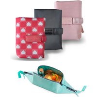 Lunch Bag - When Completely Unzipped it Becomes a Placemat, Food Bag for Men & Women, Flexible, Foldable, Lightweight