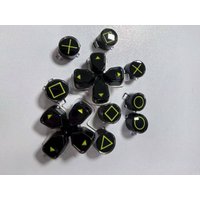 customized button for PS5 30th anniversary edition including shell and button and retro image 4