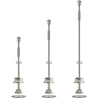 6 8 10 inch, 1pc Grinder Pepper Mill Parts Accessories Manual Salt Mill Zinc Alloy Core With Iron Pole Kits, Wholesale Price
