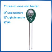 3 in 1 Soil PH Meter Moisture Sunlight Tester Garden Plant Acidity Humidity Sensor Detector