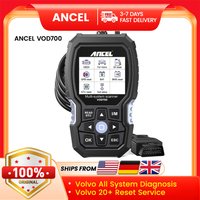 ANCEL VOD700 OBD2 Scanner Car Diagnostic Tool Full System Scanner for Volvo Support ABS Exhaust/Injector/Oil Reset Function