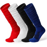 Rugby-specific thick long socks, non-slip and wear-resistant, extended length, American football training and match socks, 60cm