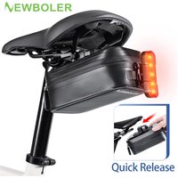 Quick Release Road Bicycle Saddle Bag Waterproof Portable MTB Rear Bag High Quality PVC Bike Storage Bag Bike Accessories