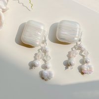 Colorful Colorful Shell Earphone Cover For AirPods Pro 3 3rd Case With Colorful Bow Pendant For AirPods Pro 2 2nd 4 3 Pro3 Cases