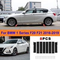 8Pcs Extended Side Skirt Splitters For BMW 1 Series F20 F21 2016-2019 Sport Side Spoiler Bumper Lip Exterior Body Kit Mod Parts