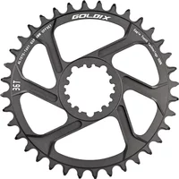 AliExpress NONE GOLDIX Bicycle Chainring 0/3/6mm Offset Wide Narrow Teeth 30/32/34/36/38T Chainwheel for Sram 3-Bolt Single Disc Bicycle Crank