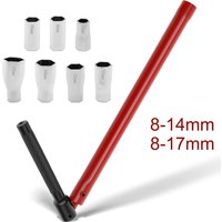 Carbon Steel Tap Wrench Adapter Set Kitchen Bathroom Sink Faucet Valves Installation and Disassemble Wrench Tool 8-14/8-17mm