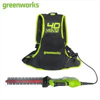 Greenworks 40V Trimmer Brushless Motor One Hand Operate 400W Cordless Grass Hedge Trimmer Electric Pruner Garden Shear Tool Only
