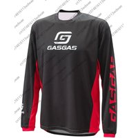 AliExpress GASGAS Men's Motocross Jersey Quick Dry Breathable Summer Short sleeve Motorcycle Tee MX Off-Road Dirt Bike Top Motocross Riders