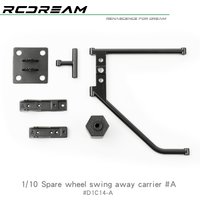 RCDream 1/10 Spare Wheel Swing Away Carrier #A / Spare Wheel Tire for 1/10 1/8 RD110 RD90 RC4WD D90 RC Crawler Upgrade #D1C14-A