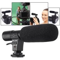 3.5mm Jack DV Stereo Microphone Mic For Nikon D5100 D7000 D300s D3s / Canon EOS 1D Mark IV 5D Mark II 7DDSLR Camera