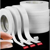 White Sponge Double Sided Foam Adhesive Tapes for Mounting Fixing Pad Sticky 30mm 20mcm Width Super Strong Two Sides Faced Tape