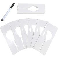 Organisateurs de vêtements rectangulaires réutilisables, taille T1, pour le tri des vêtements, pour la maison, 30 pièces