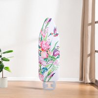 1-piece bird print ironing board set with extra wide large drawstring ironing board set replacement parts 147x48cm for household