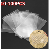 10-100PCS 3 X Magnifier Magnification Magnifying Lens Card Shape Magnifiers Handheld Magnifying Glass Reading Magnifier