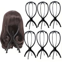 6 packs Dreamlover Wig Stand, Wig Head Stand, Wig Holder for Multiple Wigs