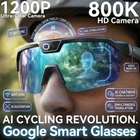New Ai Intelligent Glasses For Outdoor Cycling Goggles With 800w Camera And High-definition Anti Shake Mini Recording Glasses