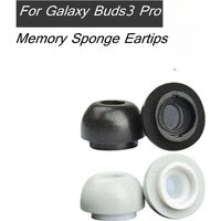 Memory Foam Eartips For Samsung Galaxy Buds3 Pro Bluetooth Earphones Slow Rebound Memory Sponge Earplugs Ear Caps