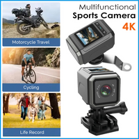 A33T-Wifi 4K Ultra HD LCD Screen Waterproof Sports Camera Motorcycle Cam Bicycle Cycling Riding Recorder