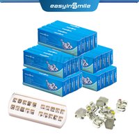 25kits Easyinsmile Ortho Dentistry Material for Metal Bracket Mini Dental Braces Roth / MBT 345 022 Newest Type High Quality