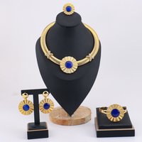 Luxury Wedding Jewelry Accessories for Woman Trend Costume Jewelry 2026 18K Brazilian Italian Gold Plated Jewellery Sets on Sale