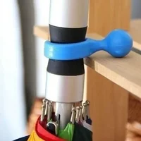 1/3/10 PCS Easy-to-Use Desk or Table Clip Walking Stick Cane Holder on Table Rest Umbrella Hanger Phone Support Stand