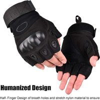 AliExpress Breathable Cycling Gloves Men Winter Warm Fleece Gloves Fingerless Anti-slip Gloves for Cycling Hiking, Camping, Hun