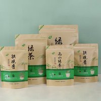 Dragon Well Chinese Green Tea Set Zipper Bags Maojian Tea Sealing No Packing Bag