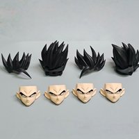 New Hot Replica Hm Son Gohan Series Dragon Ball Shf Mysterious Gohan Accessory Pack Doll Head Sculpture Model Anime Toys Gifts
