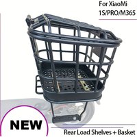 Upgraded Rear Monted Cargo Rack with Fixed Basket for Xiaomi M365 Scooter Skateboard 1S Pro2 DIY Accessory