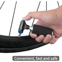 AliExpress MaiSaiOu Ctrepower Aluminum Alloy CO2 Bike Tire Inflator Quick Push Button Release Fits Presta & Schrader Valves for Road & Mountain Bike