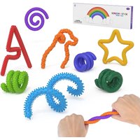 8 szt. zabawek sensorycznych EDC Fidget Sticks, kulki antystresowe dla autystów, zabawki uspokajające dla dzieci i dorosłych, łagodzące stres, prezenty sensoryczne.