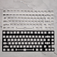 WAVE75 Keyboard Positioning Plate Pc/pom/pp/fr4/carbon Fiber/aluminum Alloy Anodized Silver/brass Material Positioning Plate