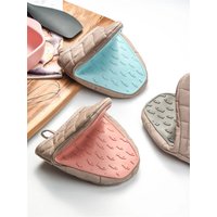 1PC Fish Shaped Silicone Anti Scald Oven Gloves Kitchen Silicone Gloves Tray Dish Holder Oven Gloves Multi-purpose Gloves 1PC