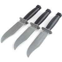 1-3pcs Simulated Knife Stage Performance Realistic Magic Props Knife Halloween Ghost Face Killer Cosplay Prop Costume Accessory