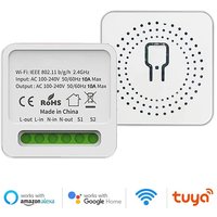 Tuya 16A Mini Smart Switch DIY 2 way Remote Control Timer Relay Automation For Smart Life App Work With Alexa Google Home Alice