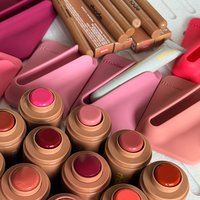Cosmetics Lip Liner and Blush,For IPhone 17 Air ProMax 16 Lipstick Magnetic Phone Case with Lip Gloss Moisturizer Phone Case