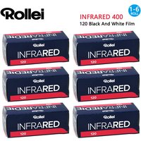 Original 1/3/5/6 Rolls Rollei INFRARED 400 120 Infrared Film Black and White Film Photography for 120 Film Cameras (Expire 2027)