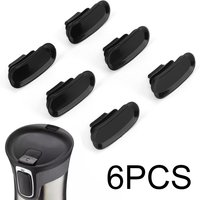 6Pcs Lid Stopper Silicone Coffee Mug Stopper Leak-Proof Bottle Stopper for Contigo Travel Coffee Mug