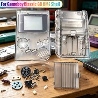 For Gameboy Classic GB DMG Shell Replacement Kit High Quality Console Housing With Buttons Conductive Pads Screws Accessories