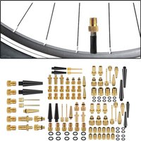Copper Bicycle SV AV DV Adapter Set MTB Mountain Bike Tire Pump Adapter Kit Inflator Pump Adapters Accessory