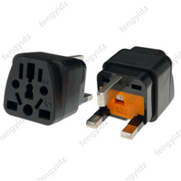 13A UK Travel Plug Adapter 3p Type G Multi-type Conversion Outlet Socket To Britain Singapore Malaysia Power Converter With Fuse