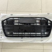 Front-Wabengrill für Audi A6 C8 Modifiziert S6 2019 2020 2021 2022 2023 2024 Kühlergrill-Zierleiste Frontstoßstange Renngrills mit ACC