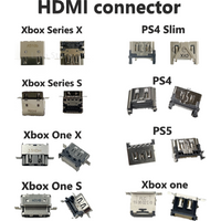 50-500pcs/lot For console HDMI interface HDMI socket one/one x/one s/xbox series x/xbox series s/PS4/PS4 Slim/PS5 pigtail plugs