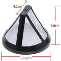 Reusable Coffee Maker Machine Parts Coffee Filter for Philips HD7431 HD7432 HD7433 HD7434 HD7436