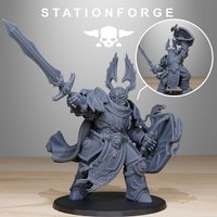 Socratis Archon Sir Thalion-Tough resin High detail Miniature-Tabletop Wargame Accessories-Unpainted gray model